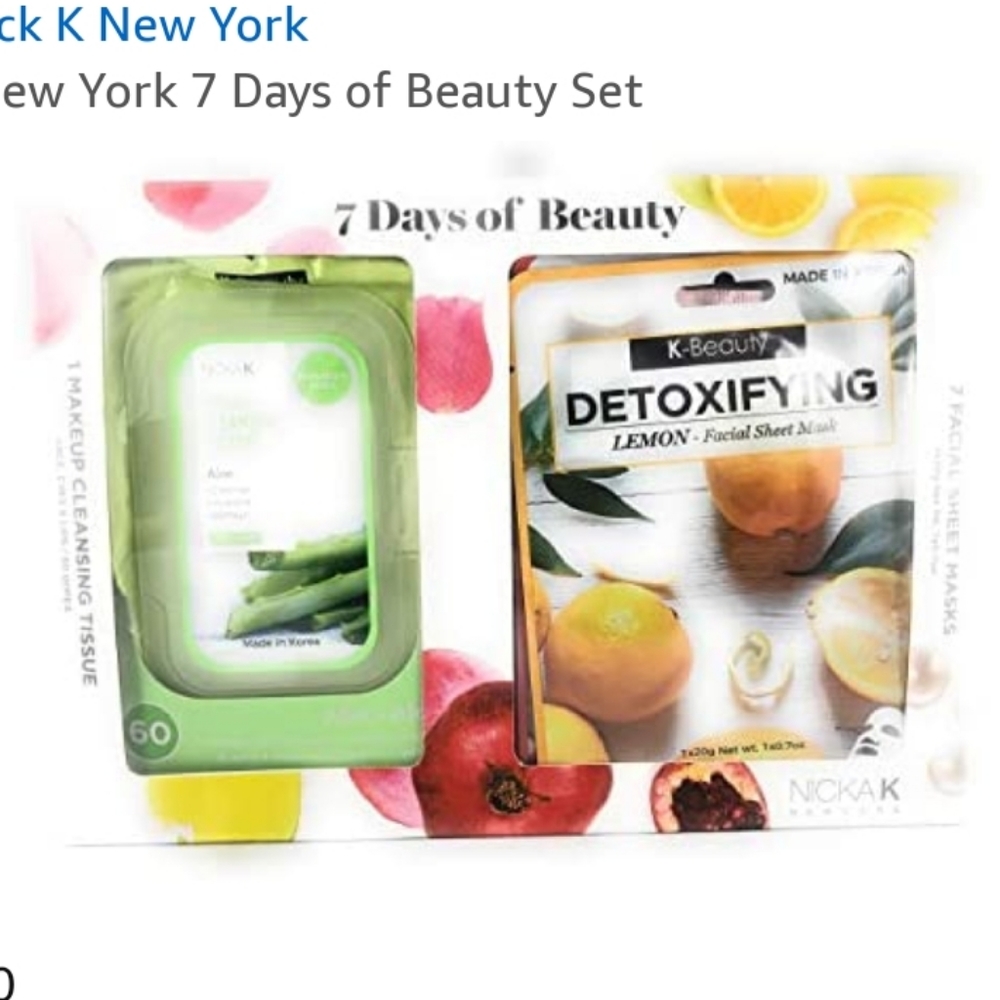 Bundle of 7 K-Beauty Sheet Masks and Makeup Cleans